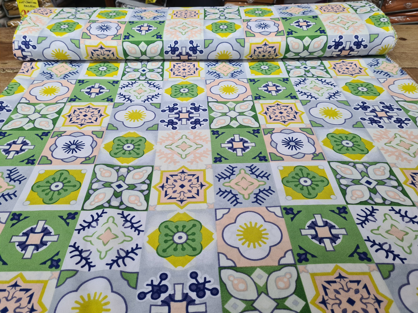 Tela Para Mantel Bistrech Estampado
