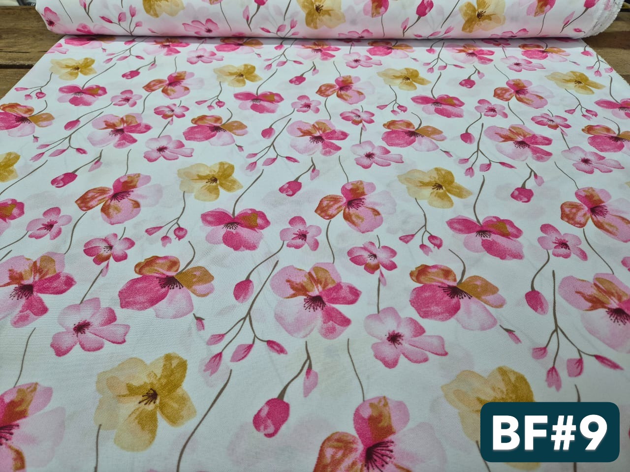 1. Telas Bistrech Floreados