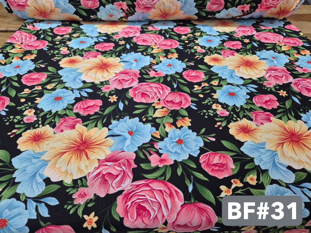 1. Telas Bistrech Floreados
