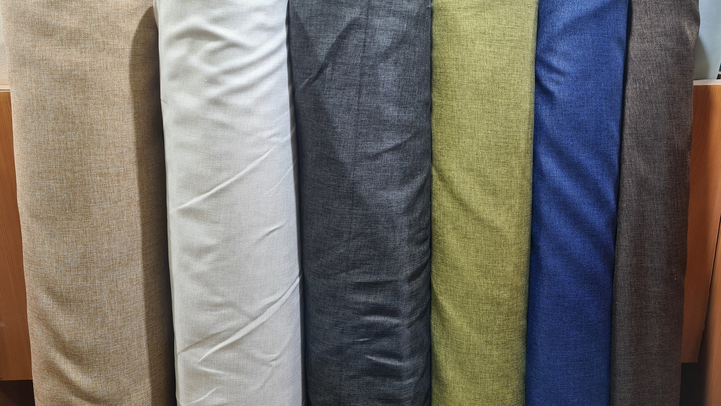 Tela Cortinaje Modelo Lino Fantasia Liso Ancho Extra 2,8