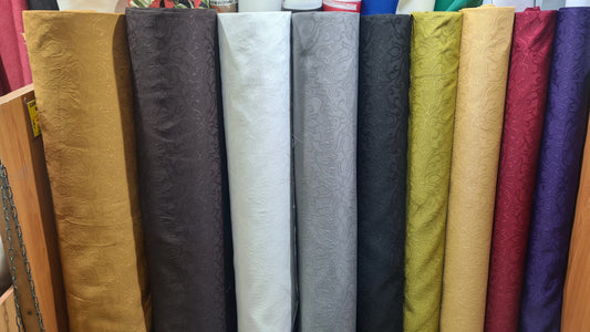Tela Cortinaje Modelo Brocato TPA Liso Ancho Extra 2,8