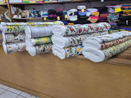 Tela Para Mantel de Linette Estampado 1.5
